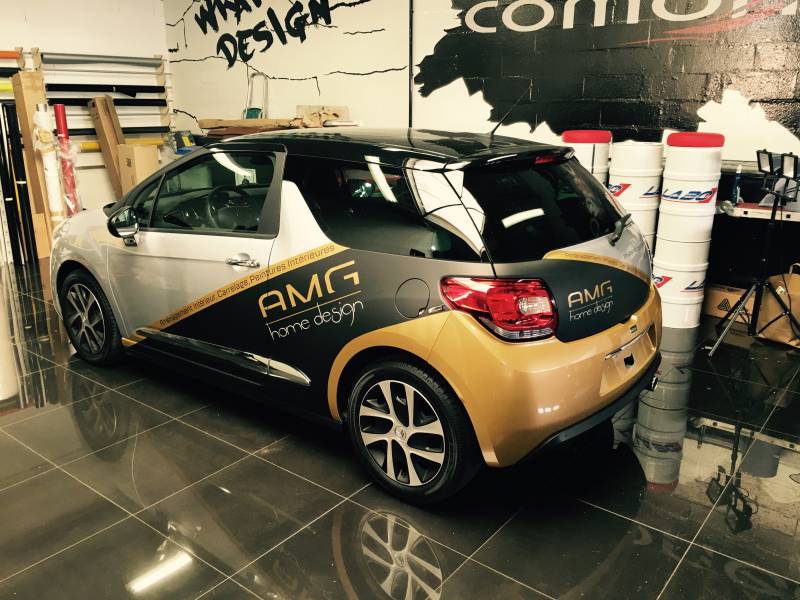 Citroën DS3 AMG Home Design Marquage - Semi covering