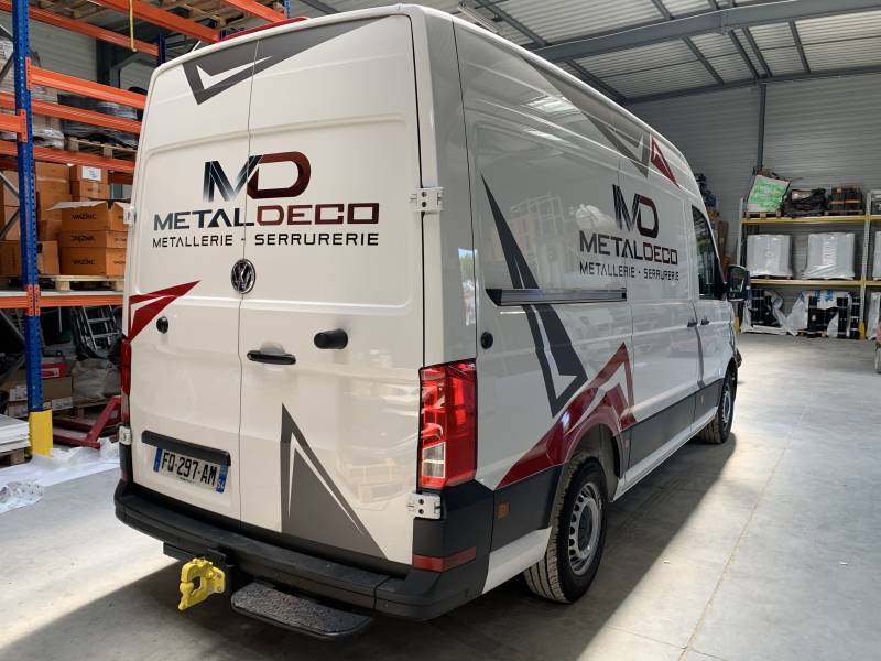 Marquage publicitaire sur utilitaires et autres véhicules réalisé chez Comonéo à Mundolsheim près de Strasbourg en Alsace