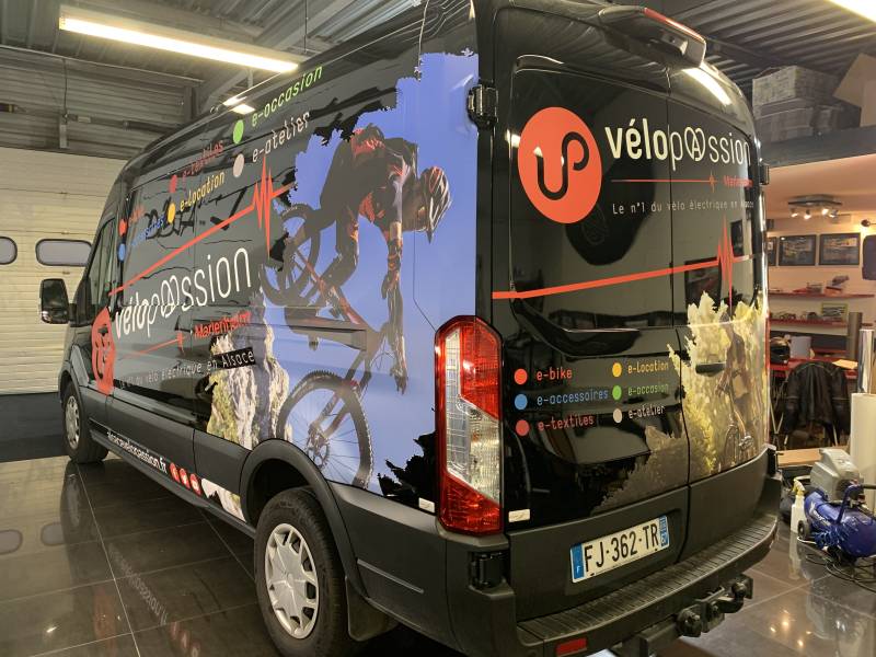 Ford Transit VELOPASSION Impression & Marquages