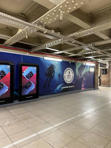 Hall Gare de Strasbourg - Adhésifs enlevables