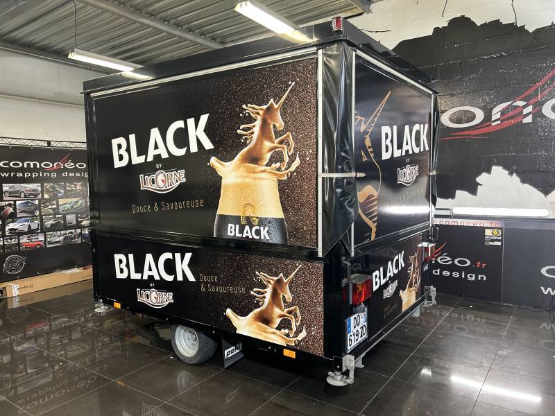 Remorque Licorne Black Impression