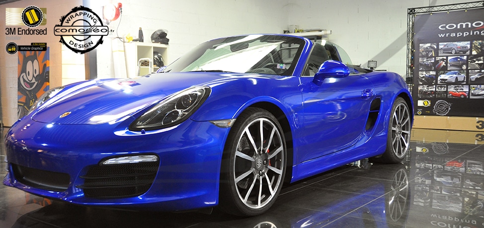 Porsche Boxter Bleue